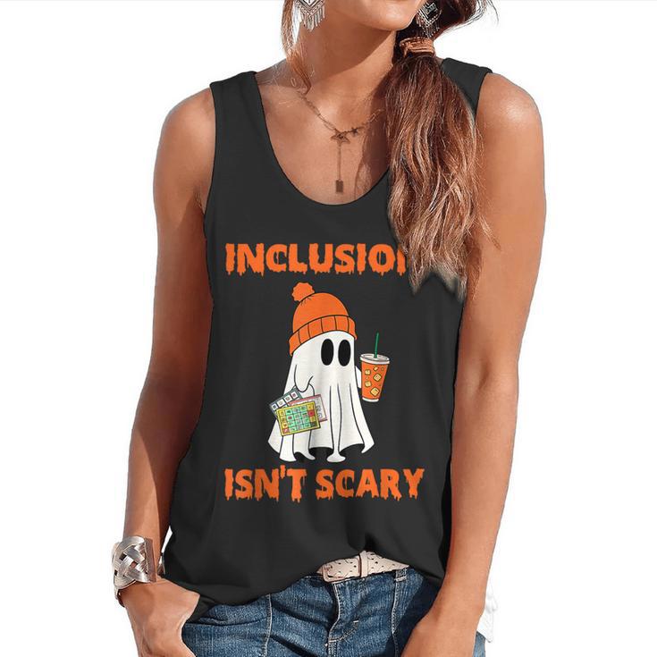 Inclusion Isn't Scary Shirt Halloween SLP Sped Teacher Flowy Tank