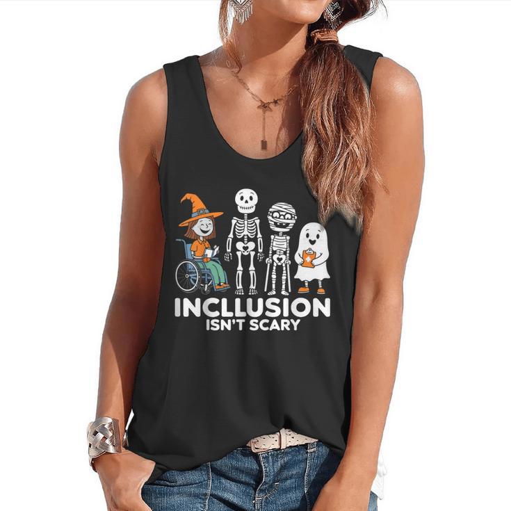 Inclusion Isn't Scary SLP Halloween Costume Sped Teacher Flowy Tank, trending gift Inclusion Isn't Scary SLP Halloween Costume Sped Teacher Flowy Tank, trending gift