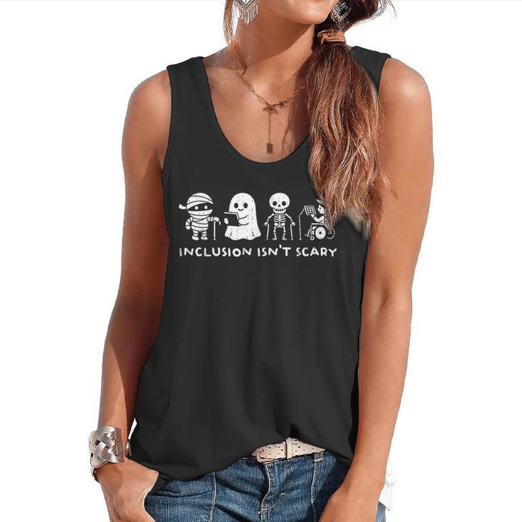 Inclusion Isn't Scary SLP Halloween Ghost Mummy Sped Teacher Flowy Tank