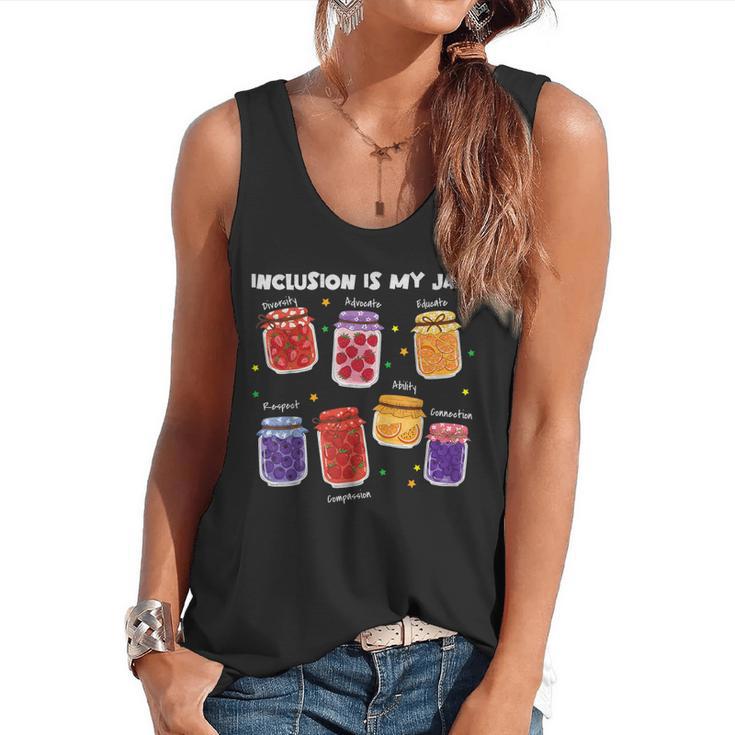 Inclusion Is My Jam Special Education Teacher Para Autism Flowy Tank