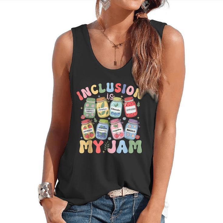 Inclusion Is My Jam SPED Teacher Special Education Life Flowy Tank