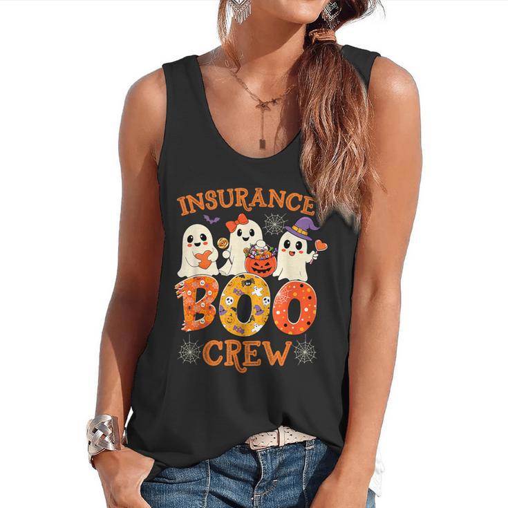 Insurance Boo Crew Halloween Spooky Costume Teacher Flowy Tank