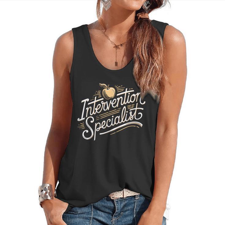 Intervention Teacher Intervention Specialist Flowy Tank