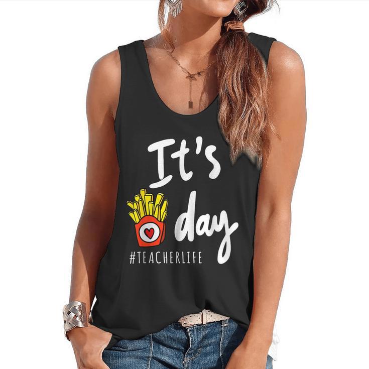 It's Fry Day Teacher Life Flowy Tank