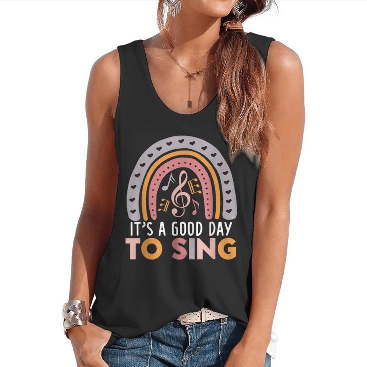 It's A Good Day To Sing Back To School Music Teacher Flowy Tank