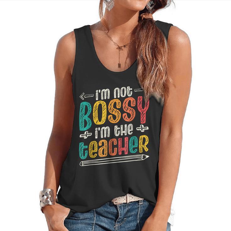 I´m Not Bossy I´m The Teacher Graduation Men Women Flowy Tank