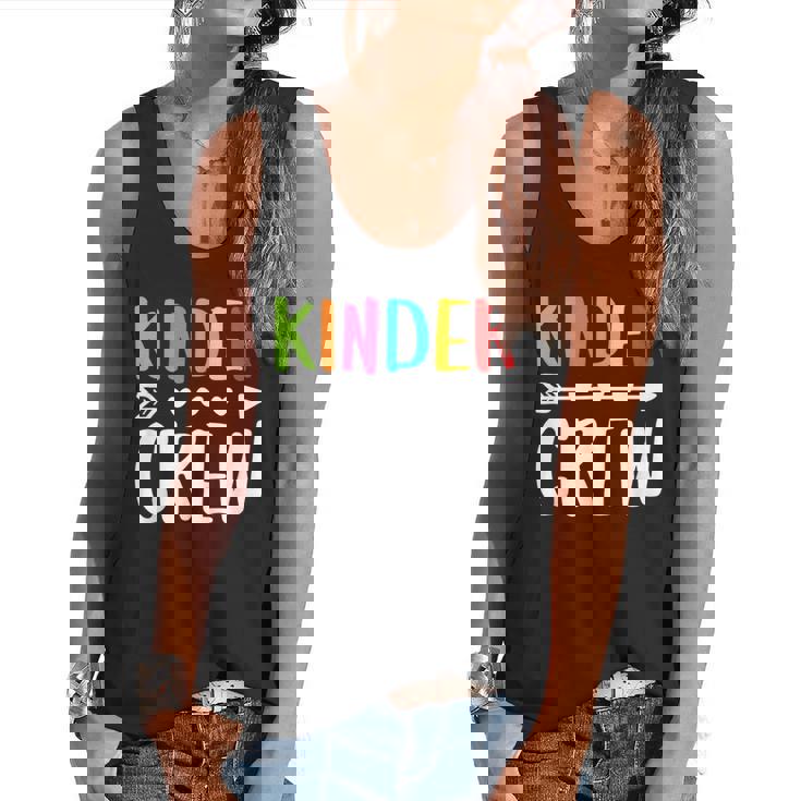Kinder Crew Shirt Kindergarten Boy Girl Student Teacher Flowy Tank