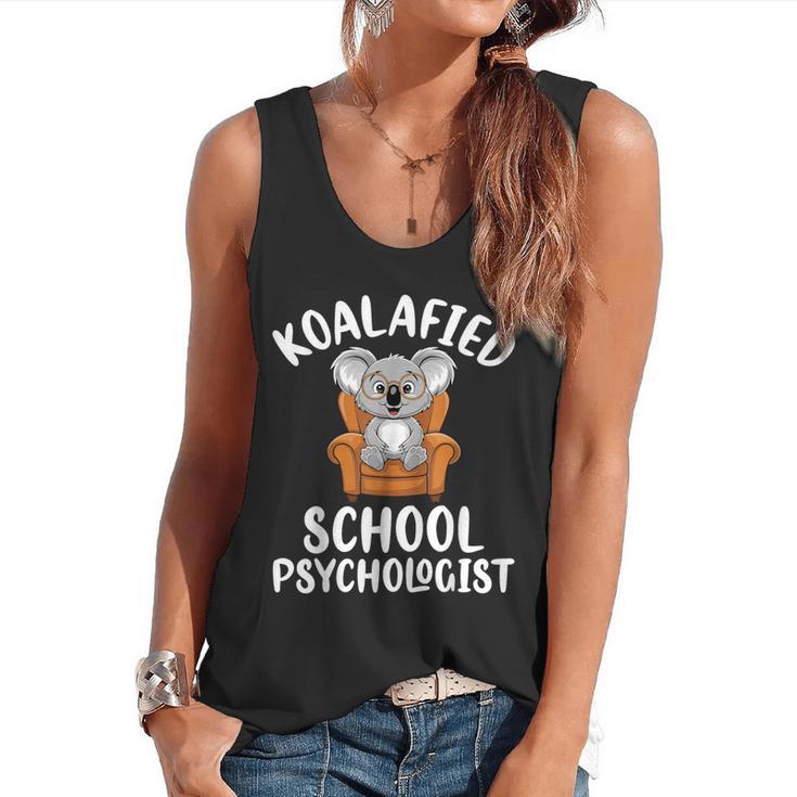 Koalafied School Psychologist Koala Lover Psychology Teacher Flowy Tank