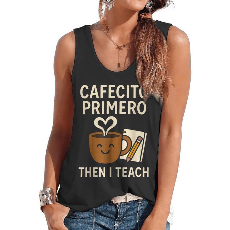 Latina Teacher Bilingual Educator Spanish Heritage Empower Flowy Tank