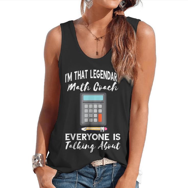 Legendary Math Coach Mathematics Calculator Math Teacher Flowy Tank