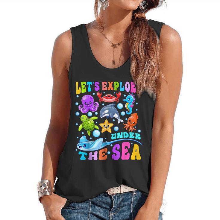 Let's Explore Under The Sea Back To School Student Teacher Flowy Tank