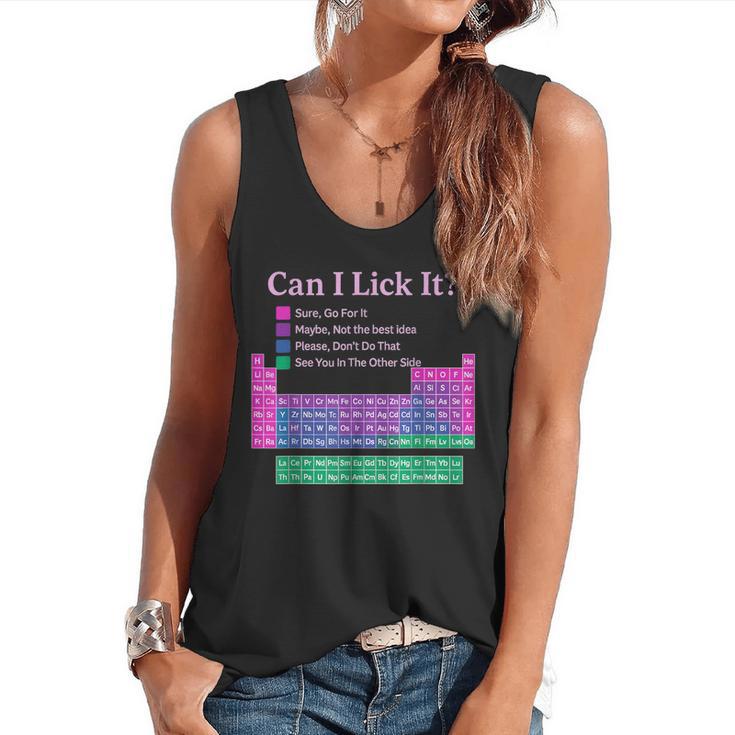 Can I Lick It Periodic Table Teacher Student Kids Flowy Tank