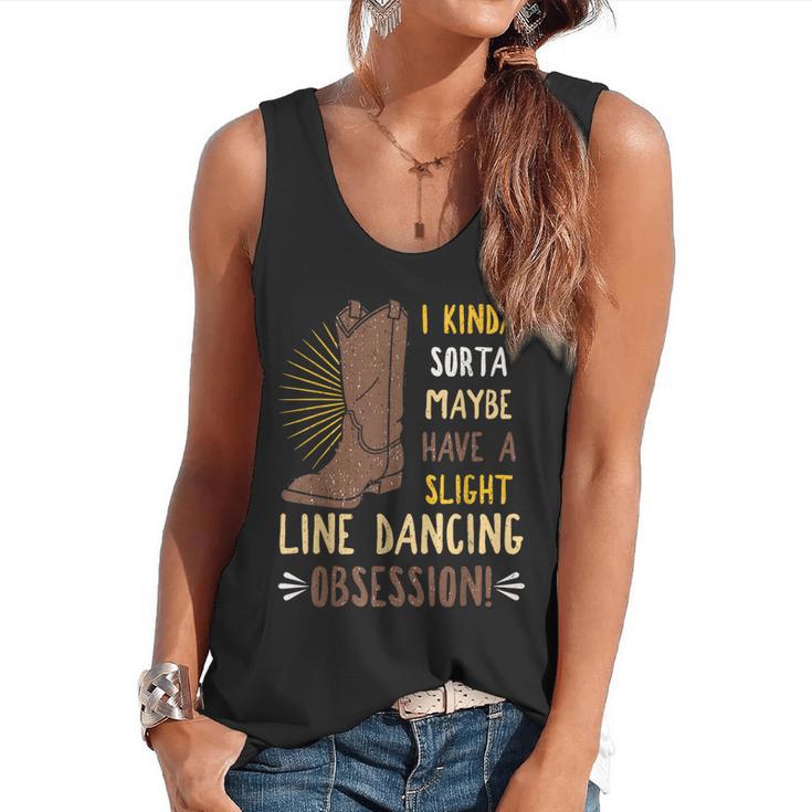 Line Dancing Choreographed Group Dancer Dance Teacher Flowy Tank