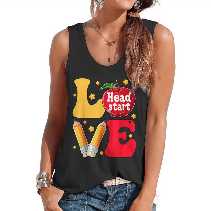 Love Headstart Head Start Teachers First Day Of School Flowy Tank