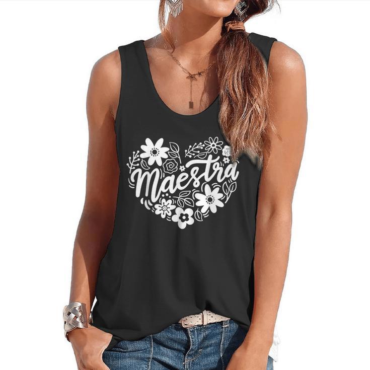 Maestra Spanish Teacher Flowy Tank