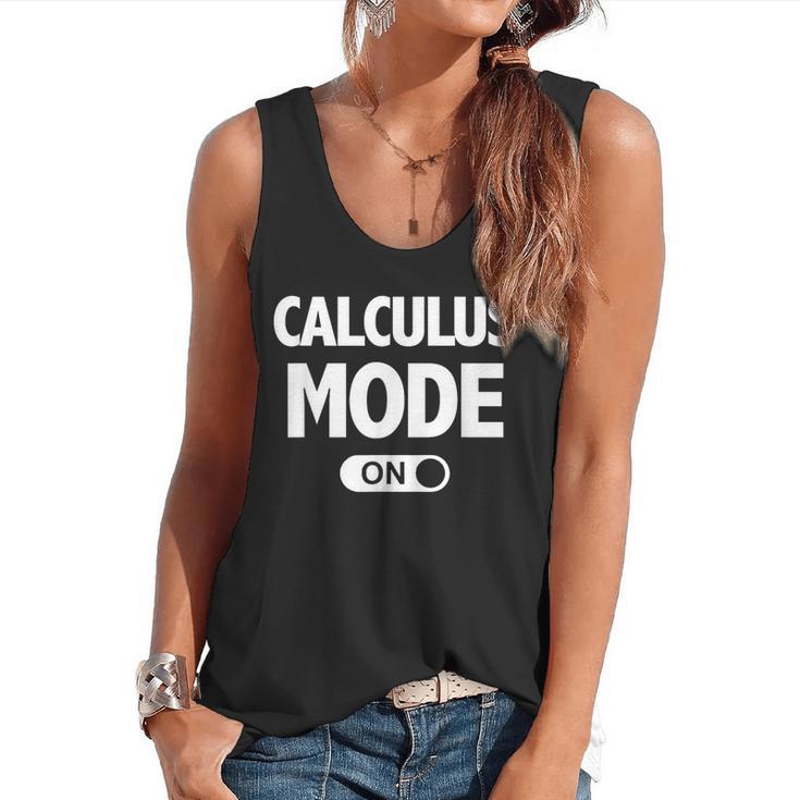 Math Calculus Mode On Teacher T-Shirt Flowy Tank