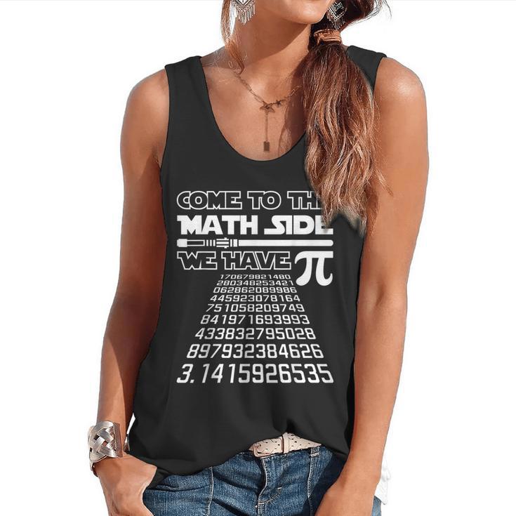 Come To The Math Side We Have Pie Shirt Pi Day Teacher Flowy Tank