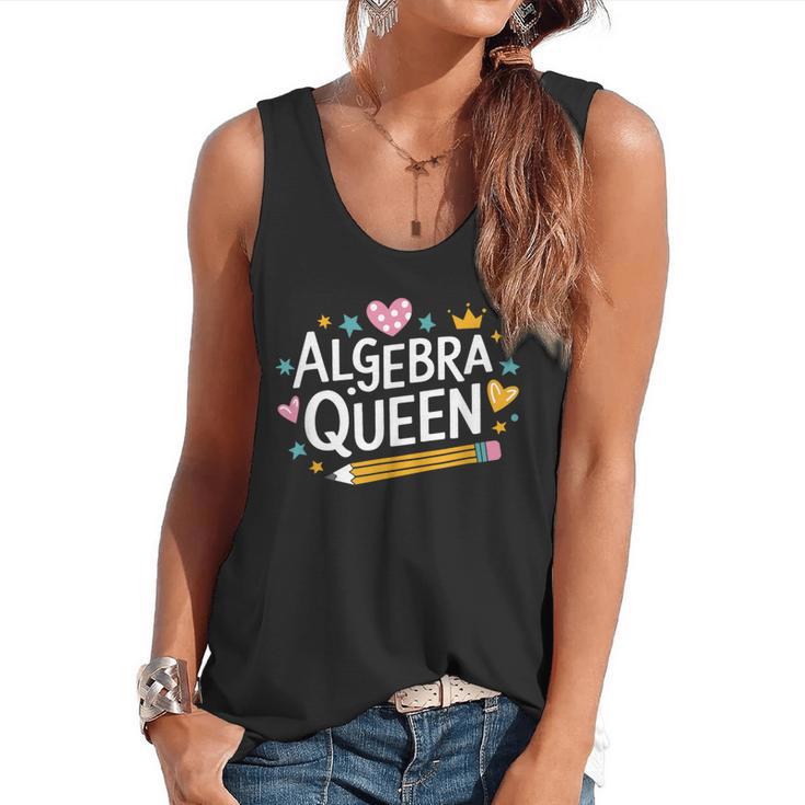 Mathematician And Mathematics Teacher Algebra Queen Flowy Tank