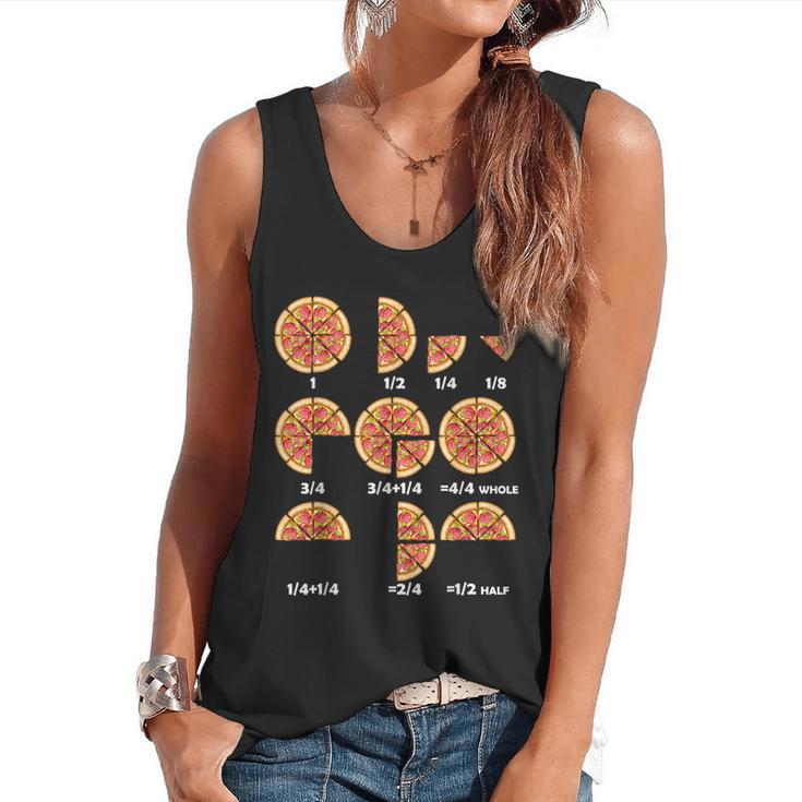 Maths Day Costume Idea Kids Teachers Pizza Slice Fraction Flowy Tank