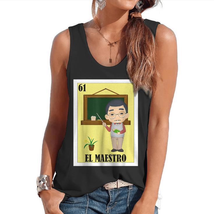 Mexican For Teachers El Maestro Flowy Tank