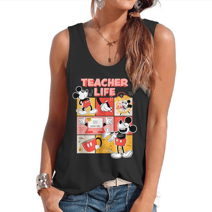 Mickey Mouse Teacher Life Flowy Tank