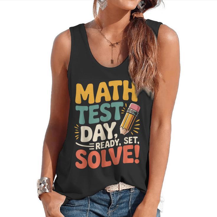 Motivational Math Test Day Shirt Testing Shirts For Teachers Flowy Tank