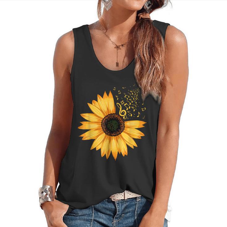Music For Men Women Music Teacher Music Lover Flowy Tank