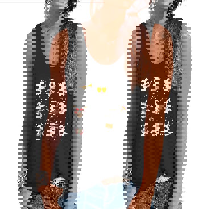 Music Teacher Halloween Music Teacher Education Flowy Tank