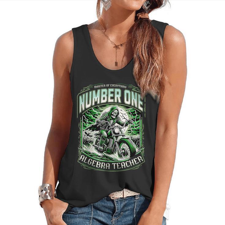 Number One Algebra Teacher 1 Career s Flowy Tank