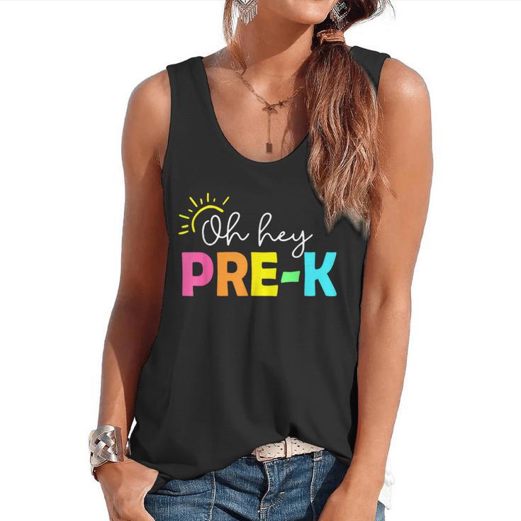 Oh Hey Pre-k Shirt Back To School Teachers Students Flowy Tank