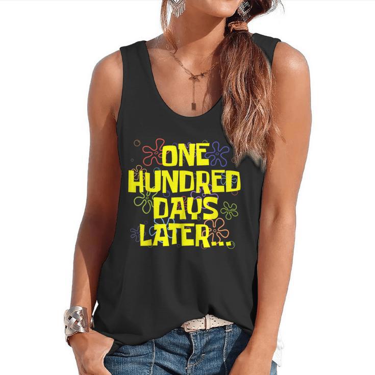 One Hundred Days Later 100th Day Of School Teacher Student Flowy Tank