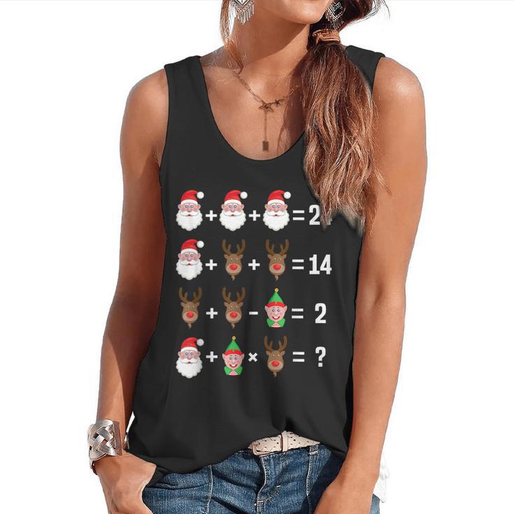 Order Of Operations Math Teacher Christmas Flowy Tank
