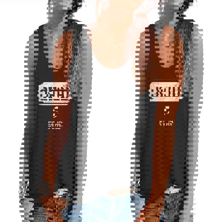 Oxford Comma English Teacher Shirt T-Shirt Flowy Tank