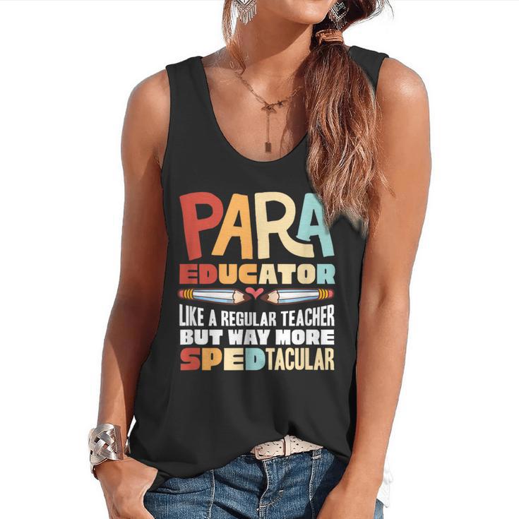 Paraeducator Paraprofessional SPED Teacher Flowy Tank