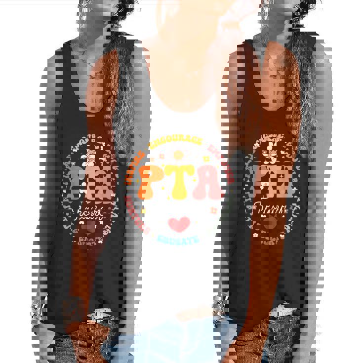 Parents Teacher Association Team Supporter PTA Treasurer For Men Women Girls Kids Flowy Tank