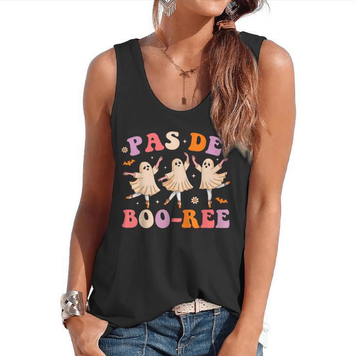 Pas De BOO-Rée Ballet Ghost Dancer Dance Teacher Halloween Flowy Tank