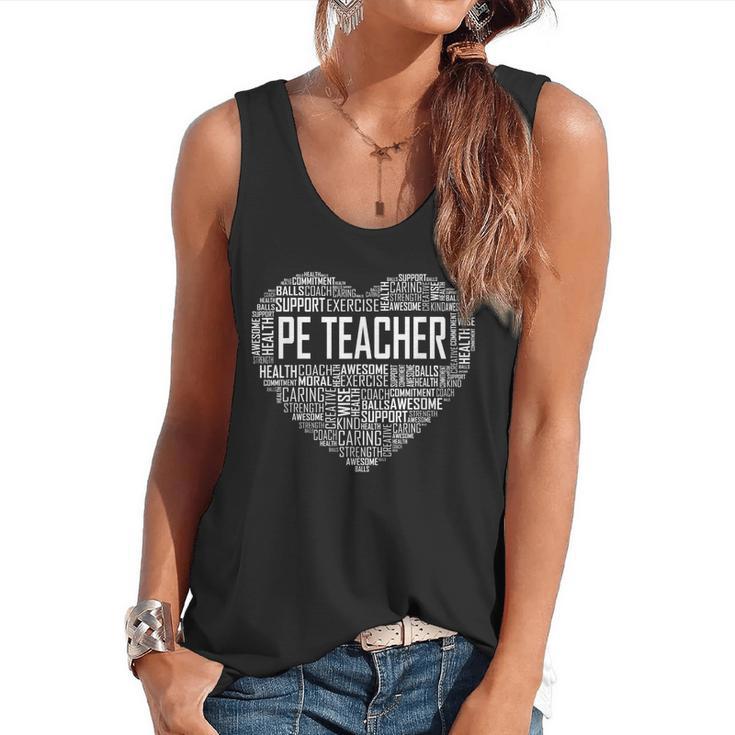PE Physical Education Teacher PEAppreciation Coach Flowy Tank