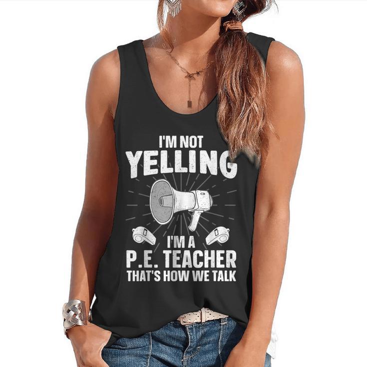 PE Teacher Art For Men Women Gym Teacher Physical Education Flowy Tank