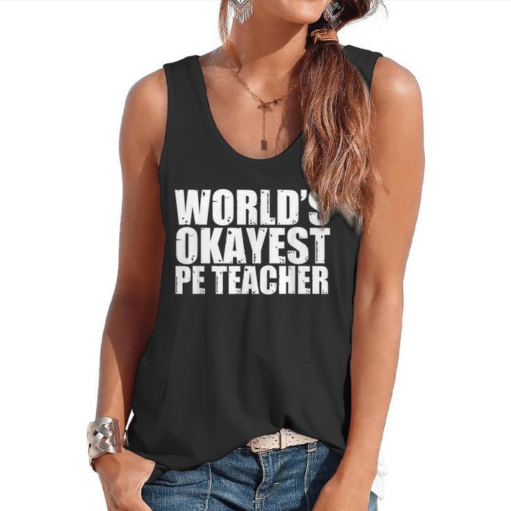 PE Teacher Flowy Tank