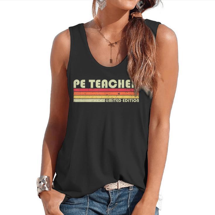 PE TEACHER Job Title Profession Birthday Worker Idea Flowy Tank