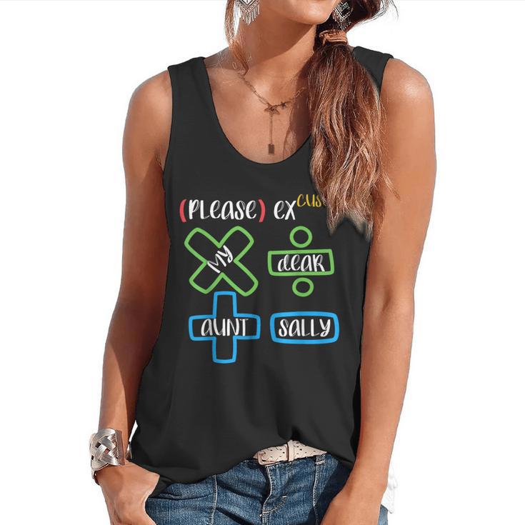 PEMDAS Please Excuse My Dear Aunt Sally Math Teacher Flowy Tank