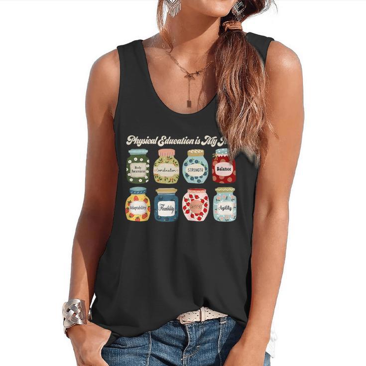 Physical Education Is My Jam Sports PE Coach Teacher Flowy Tank