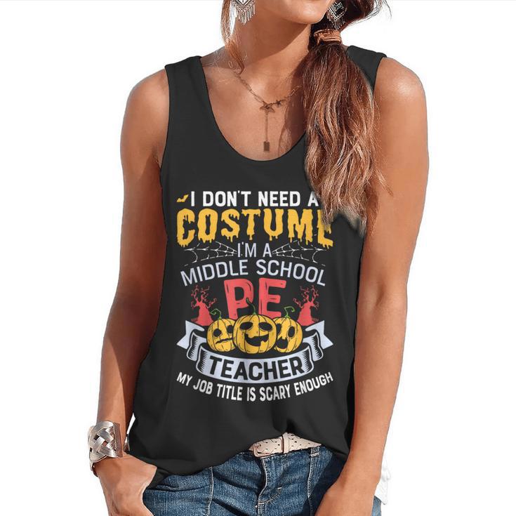 Physical Education School PE Teacher Halloween Costume Men Women Flowy Tank