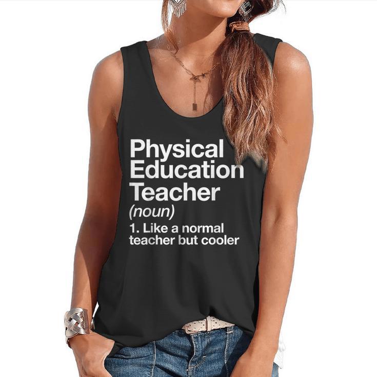 Physical Education Teacher Definition Sports PE School Flowy Tank