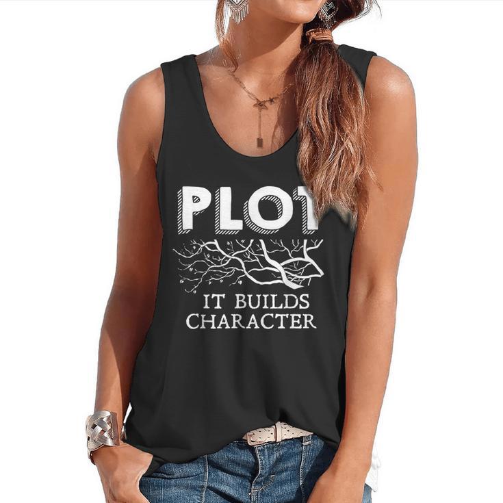 Plot It Builds Character Book Reading Teacher Flowy Tank