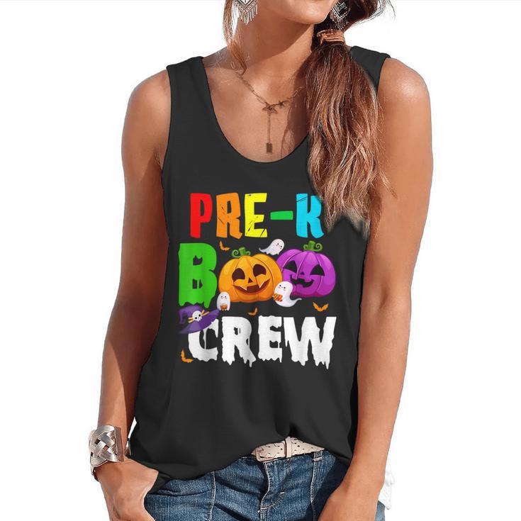 Pre K Boo Crew Halloween Costume Teachers Kids Flowy Tank