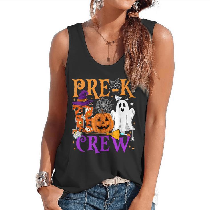 Pre-K Boo Crew Teacher Student Halloween Costume Flowy Tank