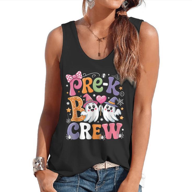 Pre-K Boo Crew Pre-K Teacher Student Kids Halloween Flowy Tank