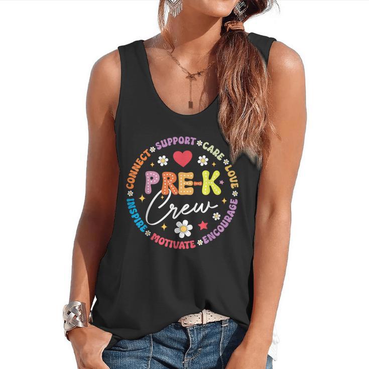 Pre-K Crew 1st Day Of School Preschool Teacher Flowy Tank