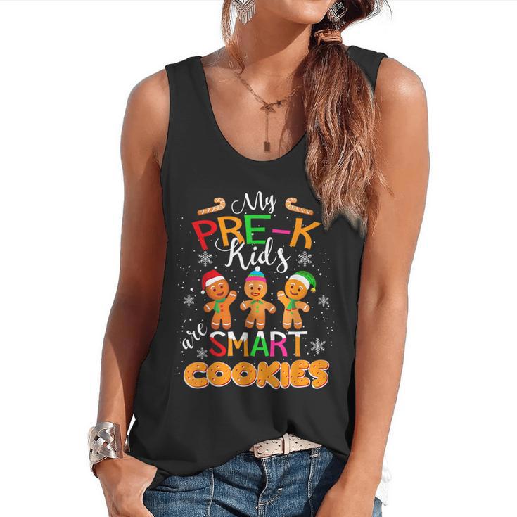 My Pre-K Kids Are Smart Cookies Christmas Teacher Flowy Tank